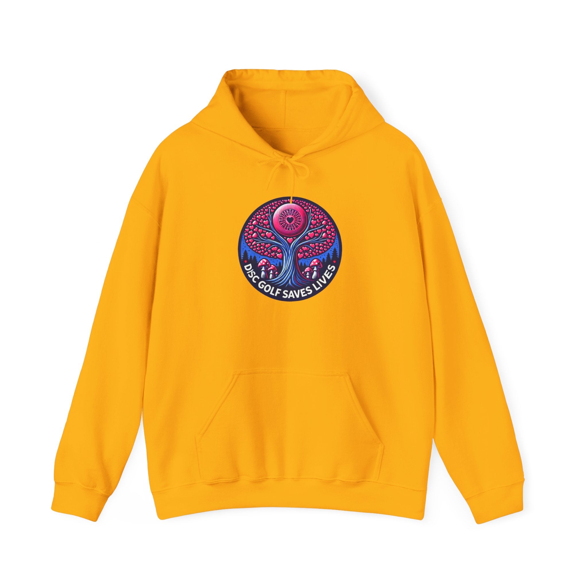 Load image into Gallery viewer, Disc Golf Saves Lives Valentine&#39;s Day Hoodie
