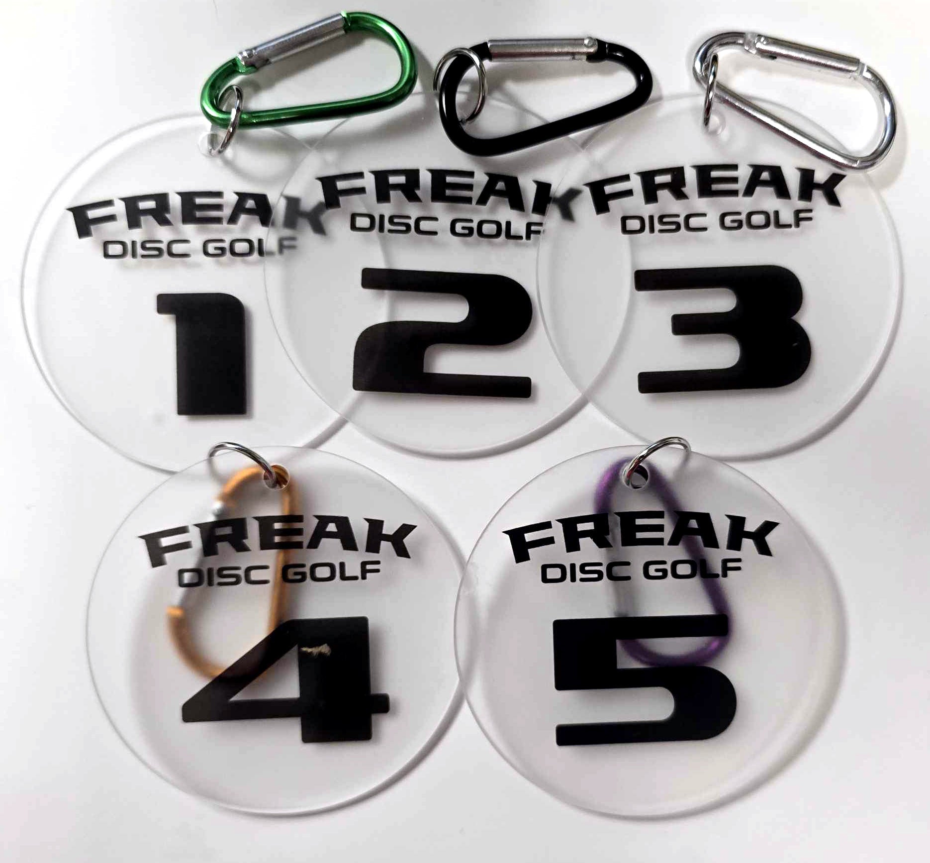 Load image into Gallery viewer, Bag Tag, 3" Frosted Round Acrylic
