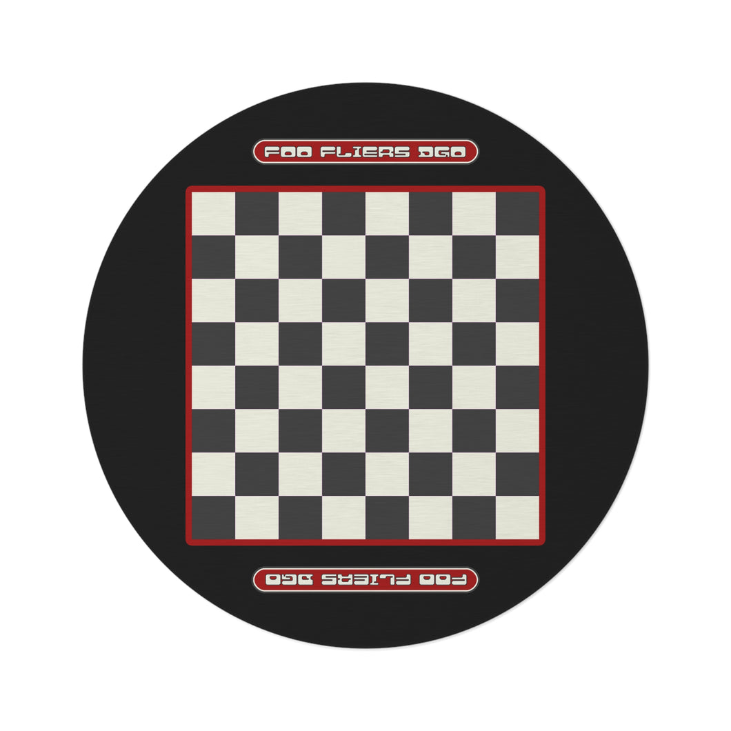 Checker Mini Marker Game Board Rug