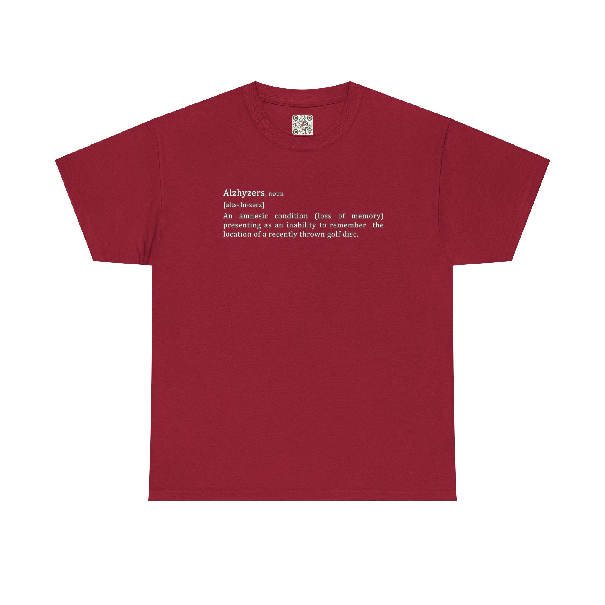 Load image into Gallery viewer, Disctionary: Alzhyzers - Heavy Cotton Tee
