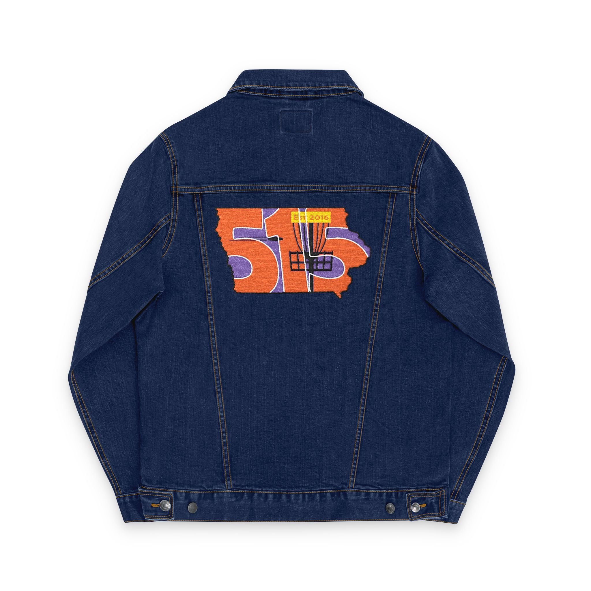 Load image into Gallery viewer, 515 Disc Golf Denim Jacket
