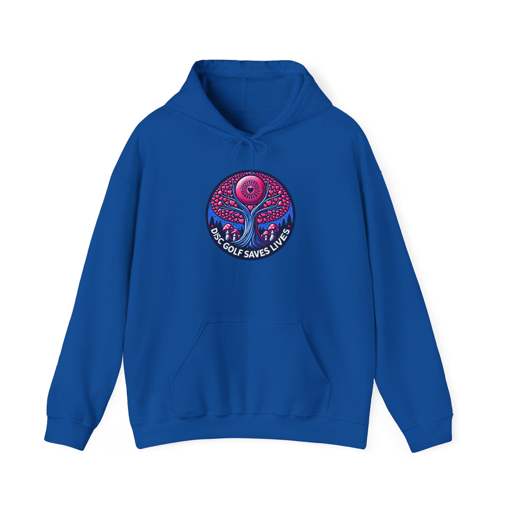 Load image into Gallery viewer, Disc Golf Saves Lives Valentine&#39;s Day Hoodie
