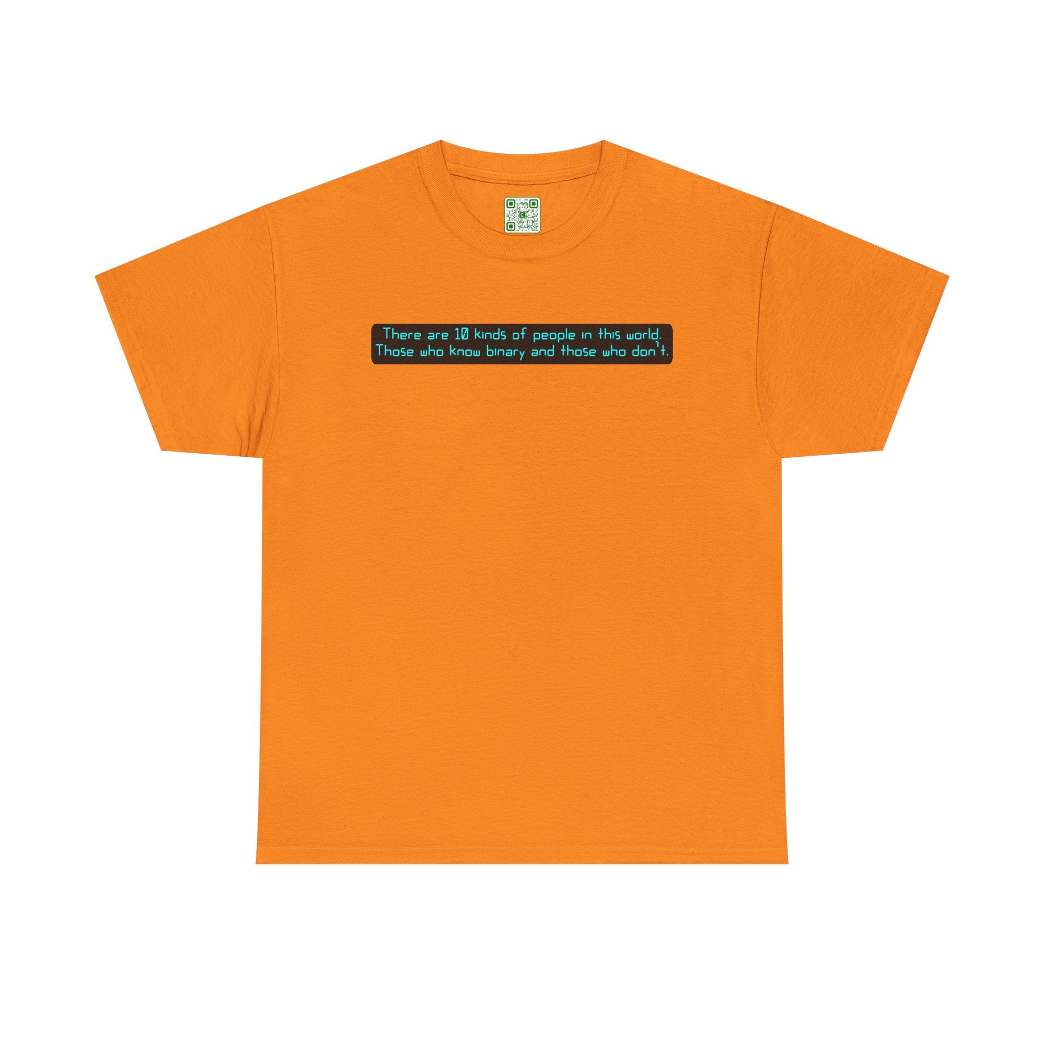 Load image into Gallery viewer, &quot;There are 10 kinds of people in this world. Those who know binary and those who don&#39;t&quot;. - Unisex Heavy Cotton Tee
