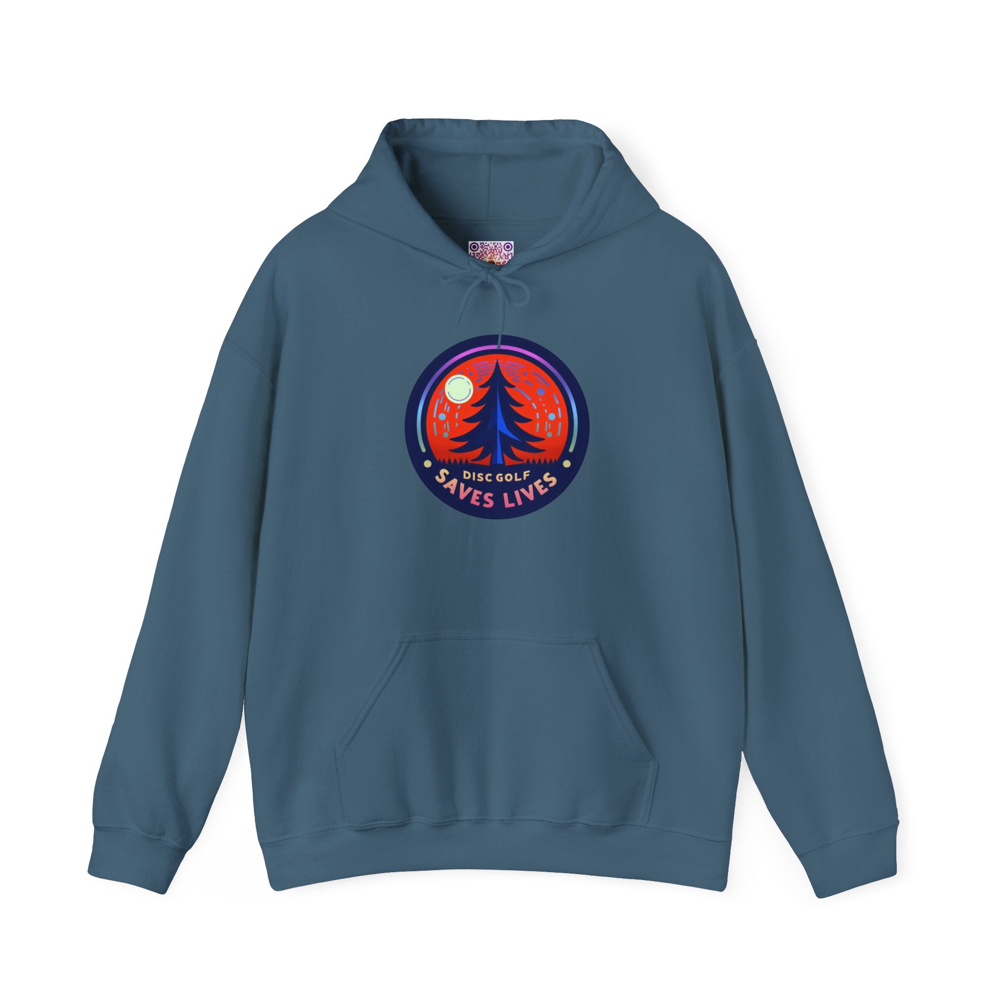 Load image into Gallery viewer, Disc Golf Saves Lives Pine Tree Hoodie
