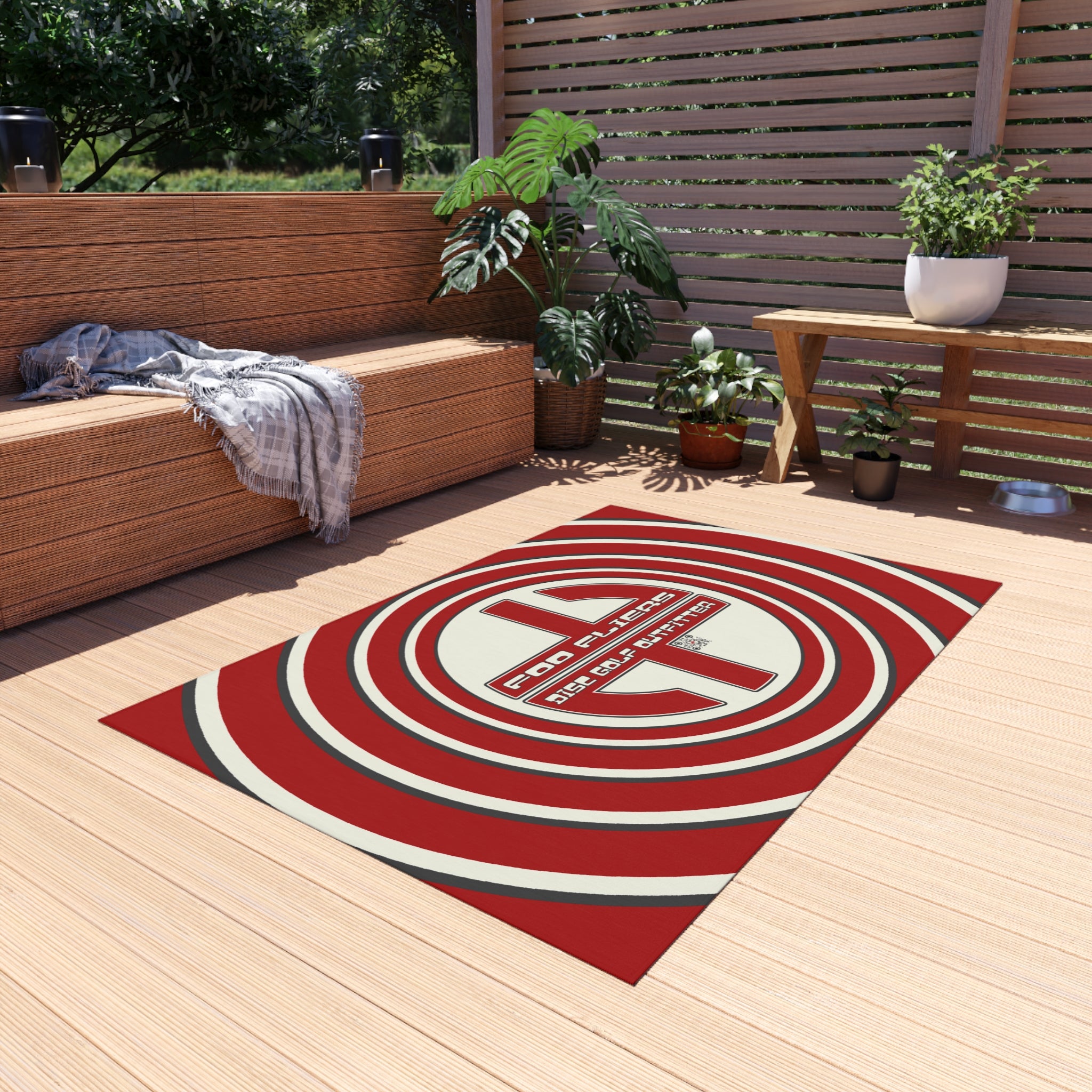 Load image into Gallery viewer, Foo Fliers DGO Indoor/Outdoor Area Rug
