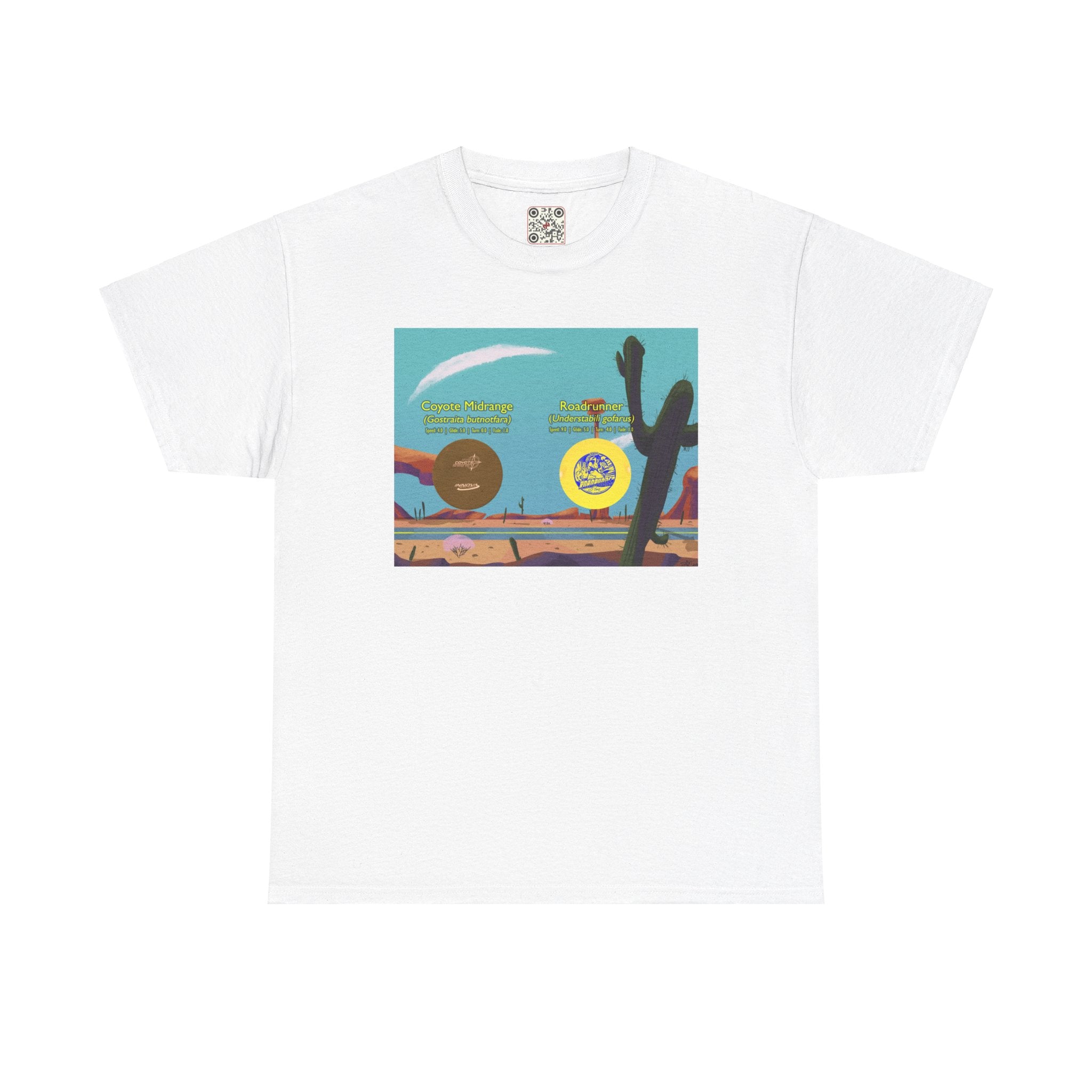 Load image into Gallery viewer, Roadrunner versus Coyote - Heavy Cotton Tee
