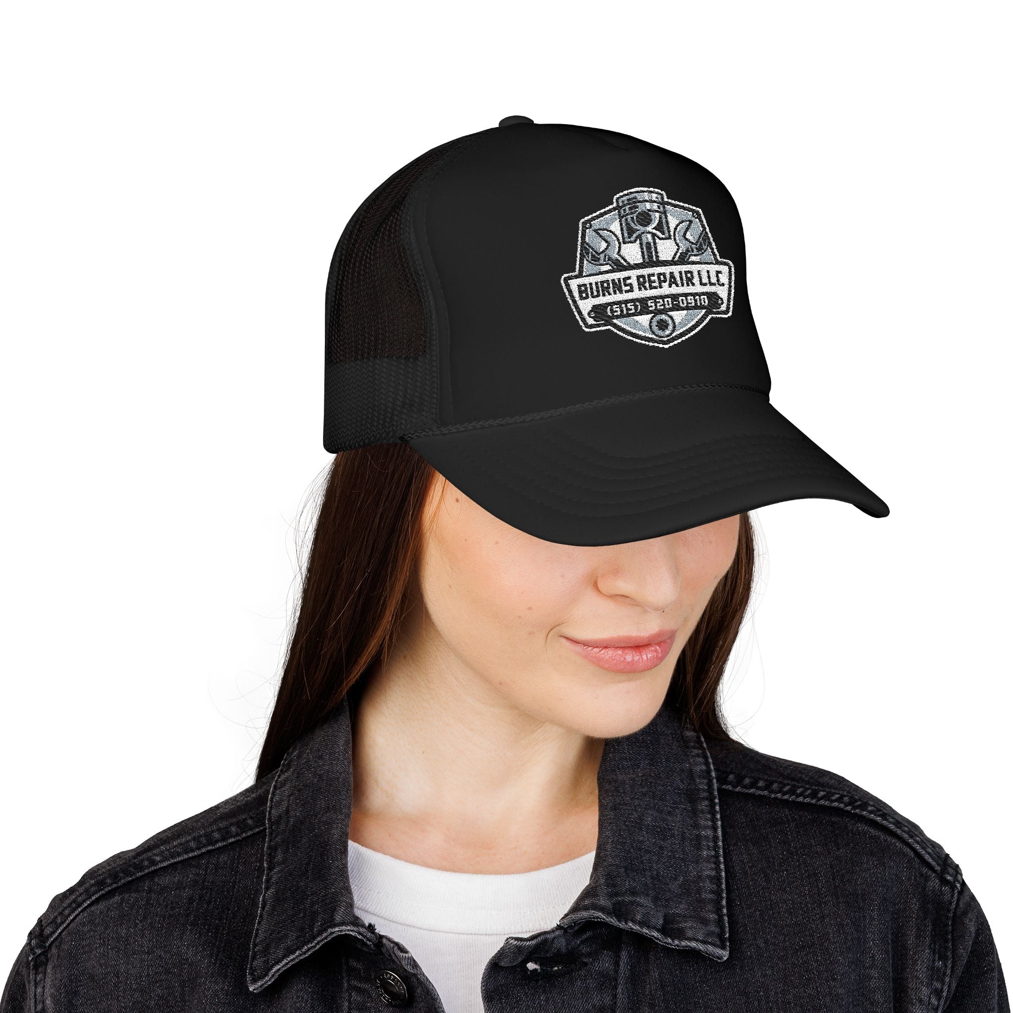 Load image into Gallery viewer, Burns Repair LLC Embroidered Trucker Hat
