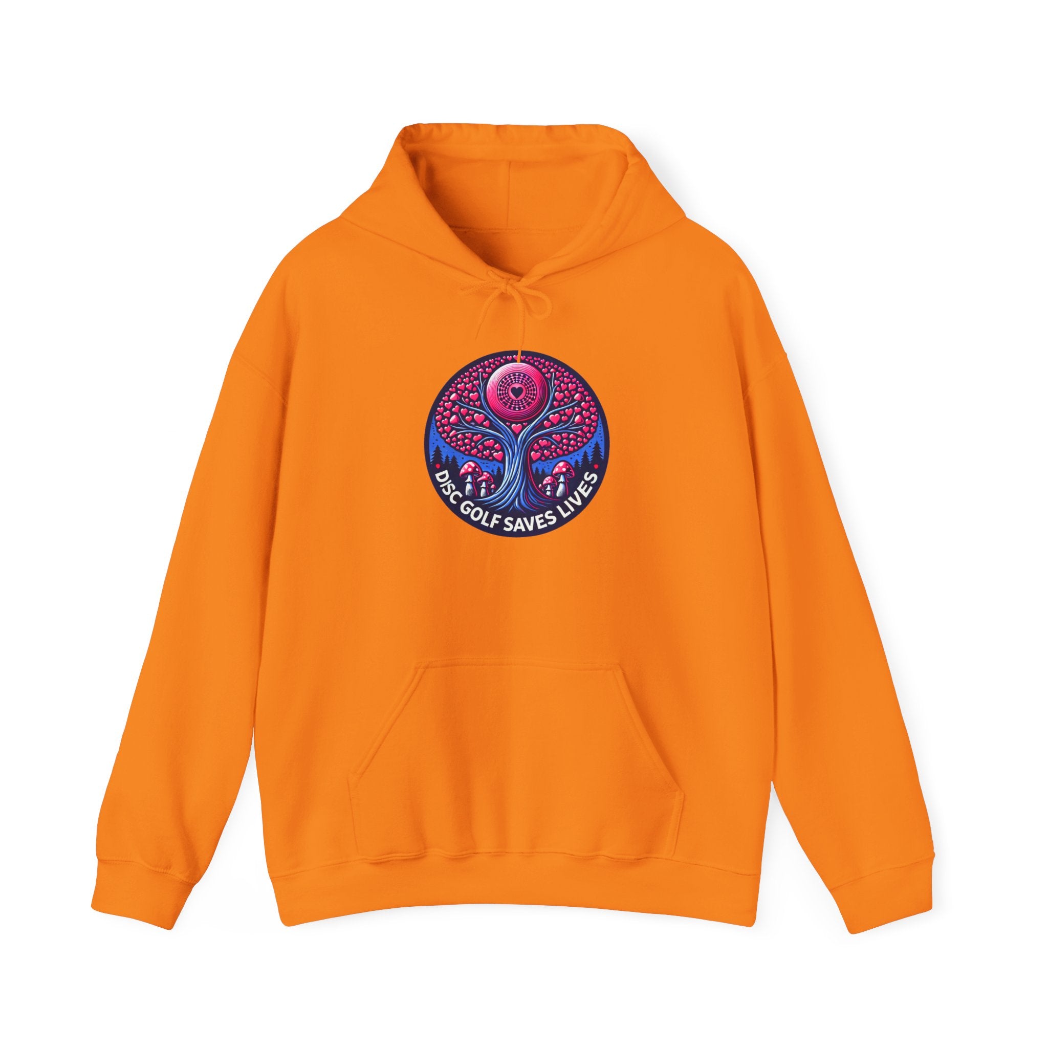 Load image into Gallery viewer, Disc Golf Saves Lives Valentine&#39;s Day Hoodie
