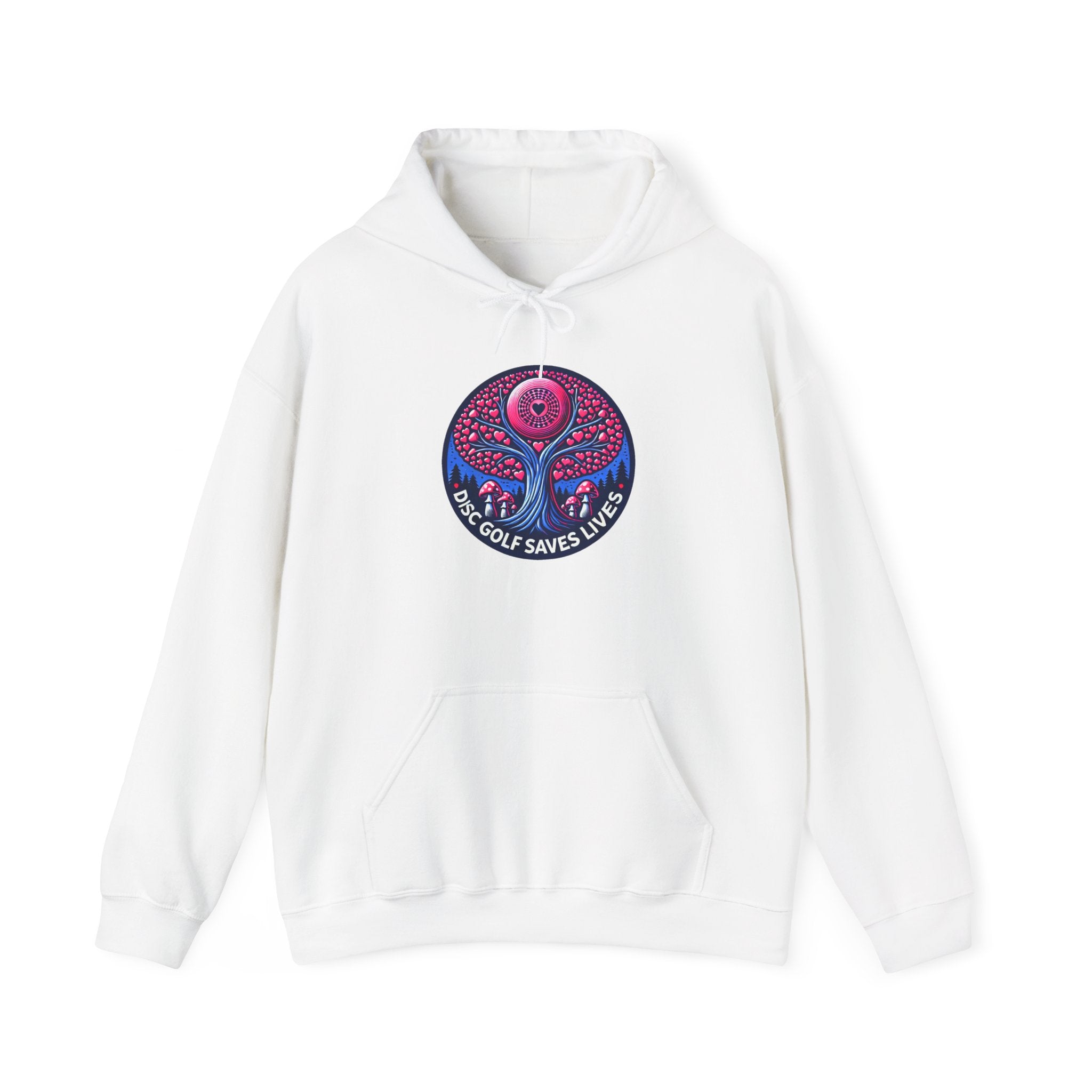 Load image into Gallery viewer, Disc Golf Saves Lives Valentine&#39;s Day Hoodie
