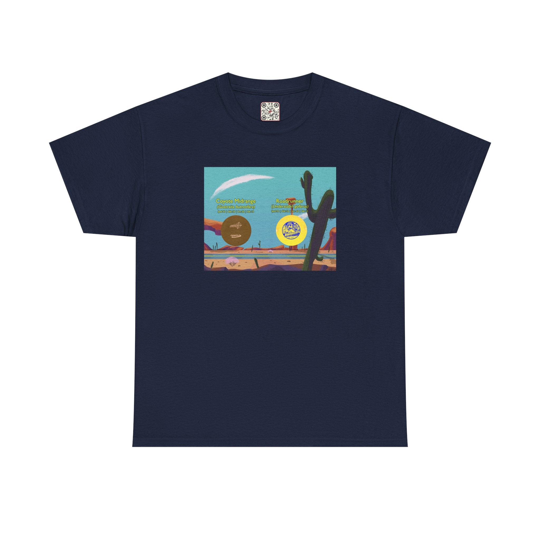 Load image into Gallery viewer, Roadrunner versus Coyote - Heavy Cotton Tee

