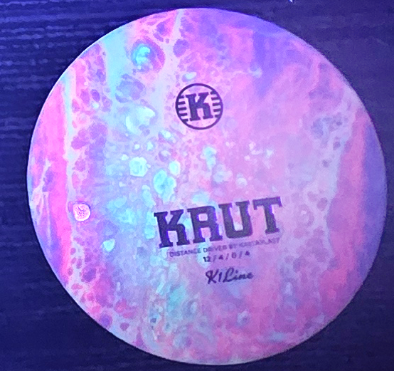 Load image into Gallery viewer, Kastaplast Krut Distance Driver w/ Custom HUV Dye - K1 Line 176g
