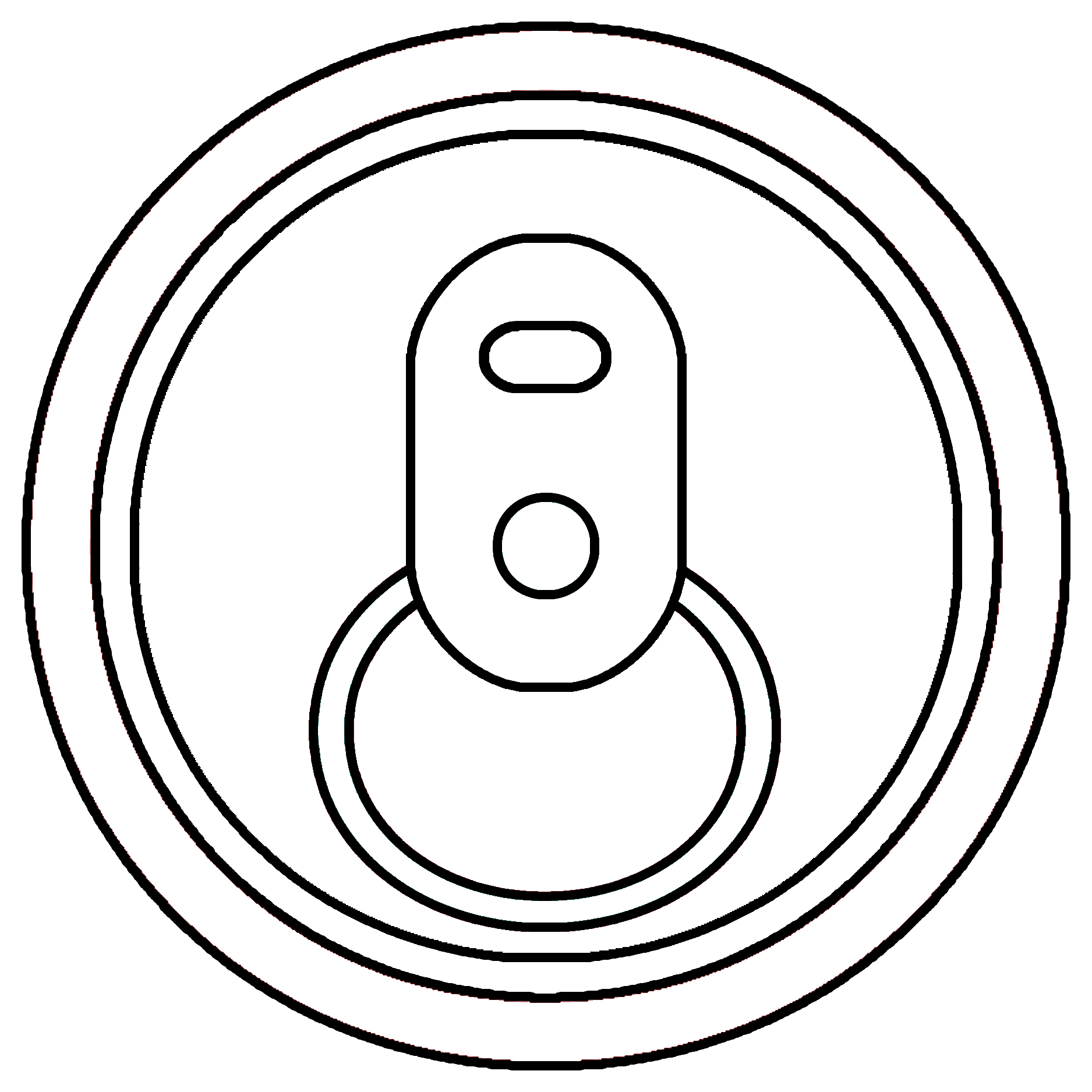 Load image into Gallery viewer, Stencil: Pop Top Can
