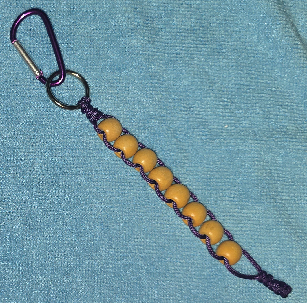 Gentleman's Wood Bead Stroke Counter