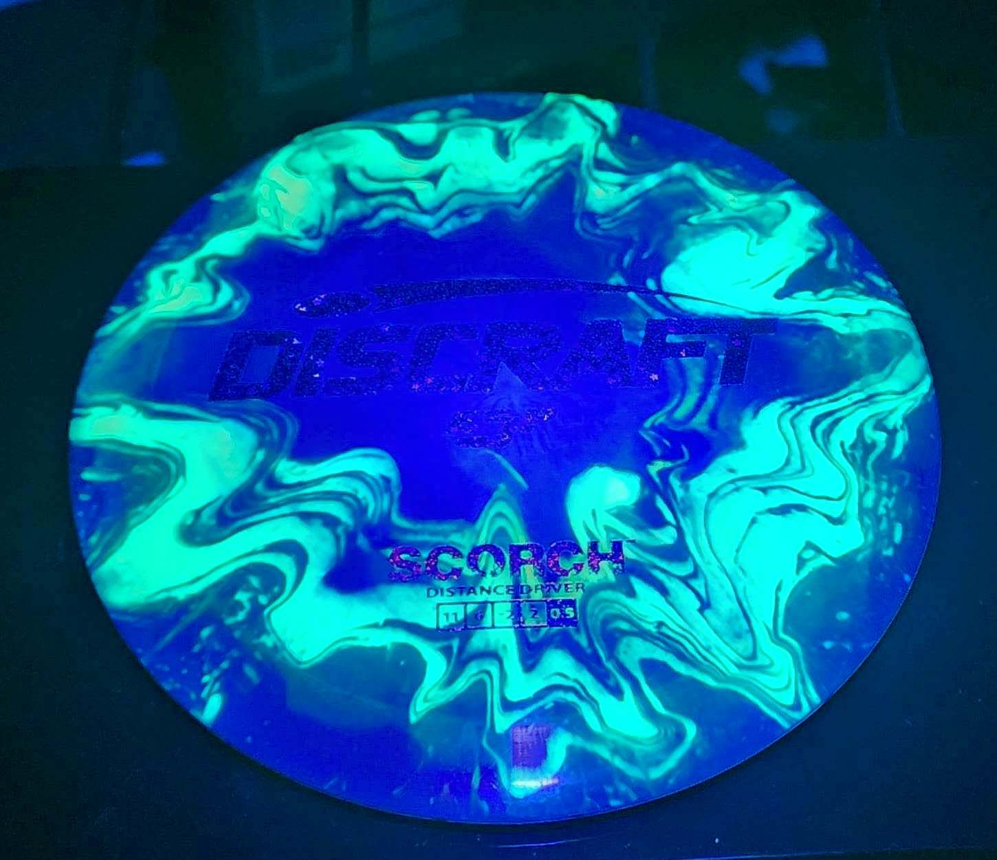 Load image into Gallery viewer, Discraft Scorch Distance Driver w/ Custom HUV Plasma Dye - ESP 173g
